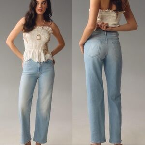 MOTHER Light Blue Straight Leg Jeans